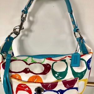 Coach Limited Edition Multicolored Monogram Bag